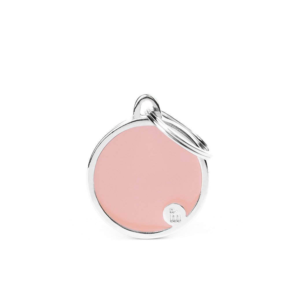 Médaille Basic Handmade Cercle Rose Petit
