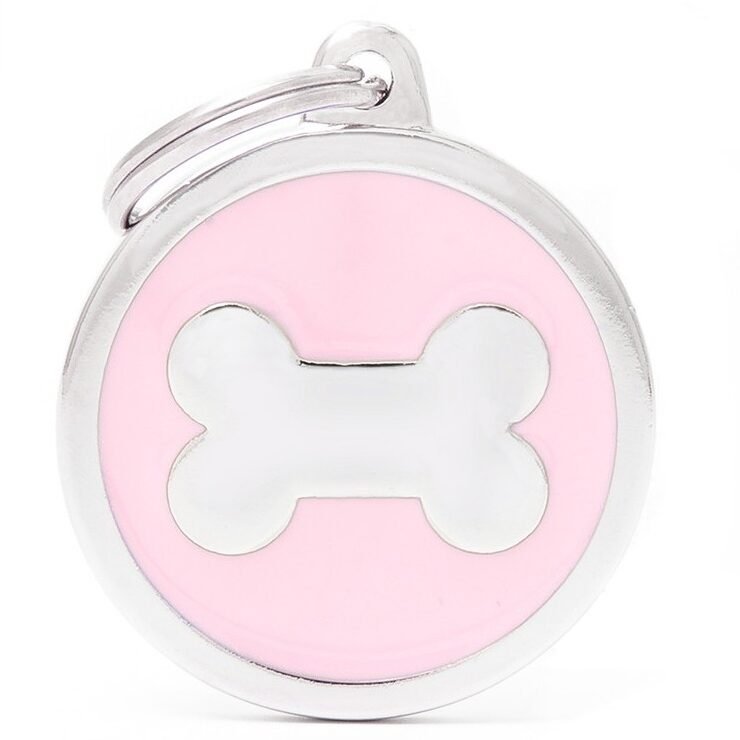 Médaille Classic Cercle Grand Rose avec OS