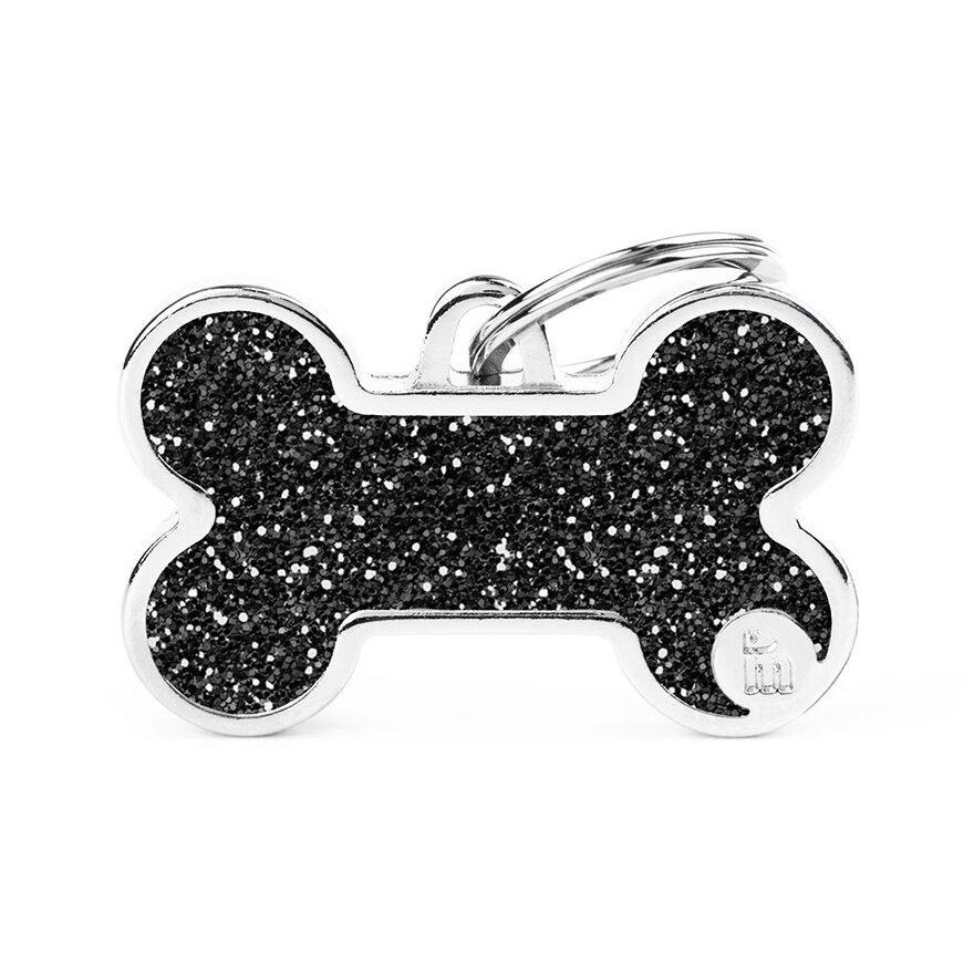 Médaille Shine Os Grand Glitter Noir