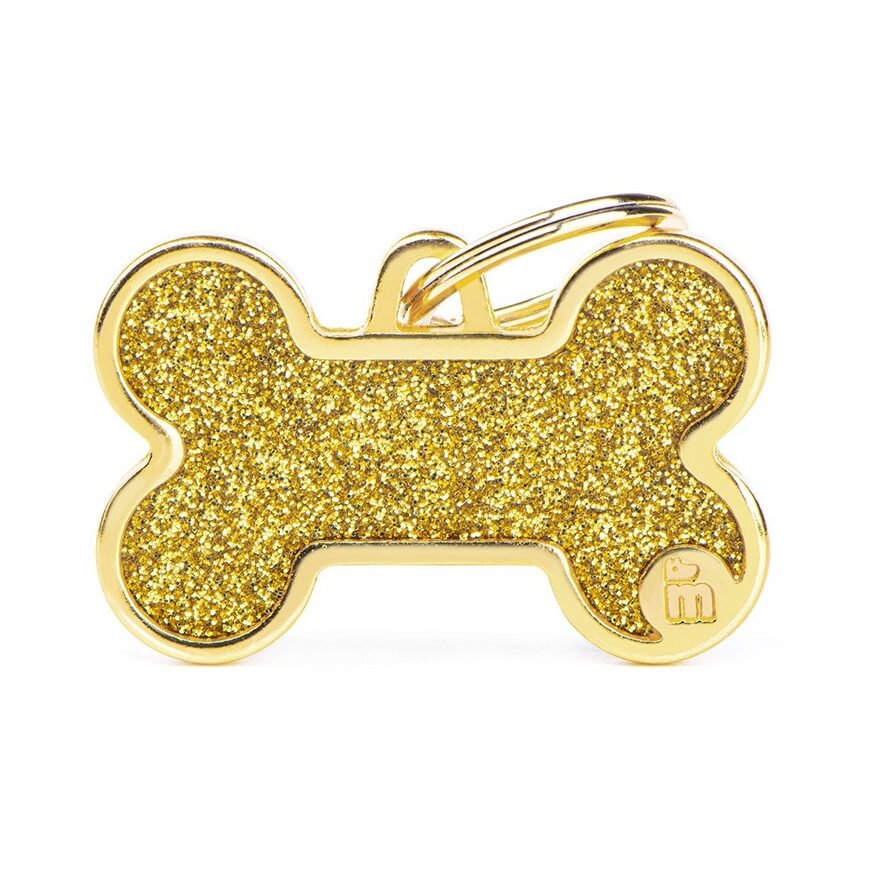 Médaille Shine Os Grand Glitter Dorée