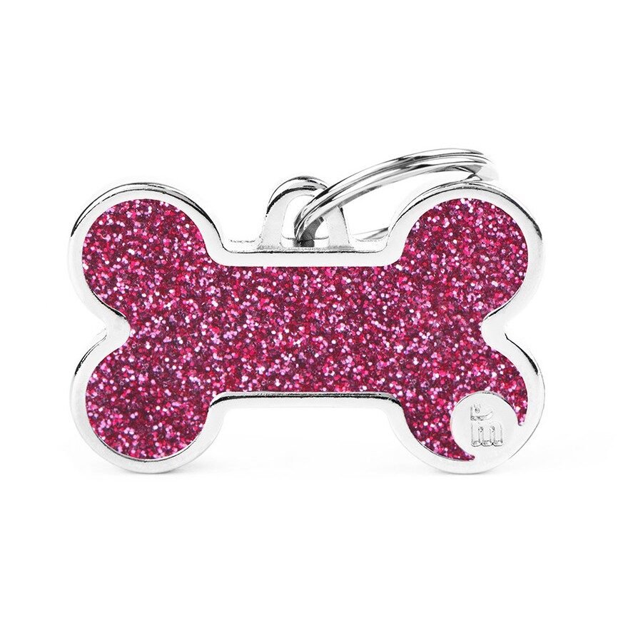 Médaille Shine Os Grand Glitter Rose