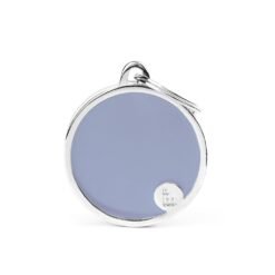 Médaille Basic Handmade Cercle Grand Lilas