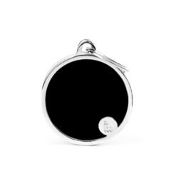 Médaille Basic Handmade Cercle Grand Noir
