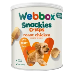 Webbox Snackies Friandises pour Chiens Adultes Au Poulet Croustillant 35 g