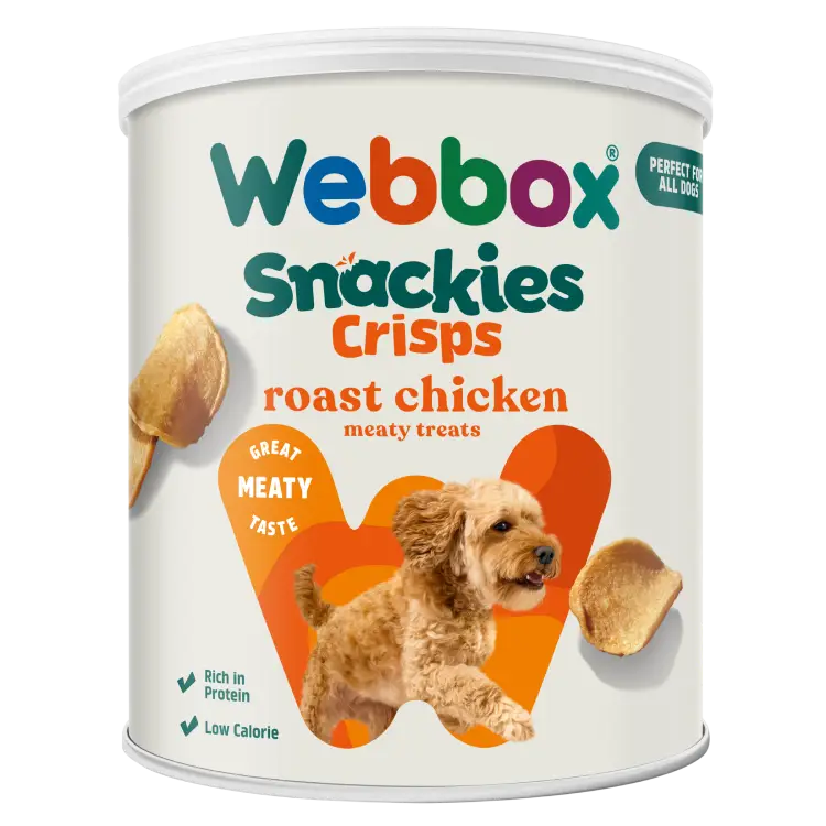 Webbox Snackies Friandises pour Chiens Adultes Au Poulet Croustillant 35 g
