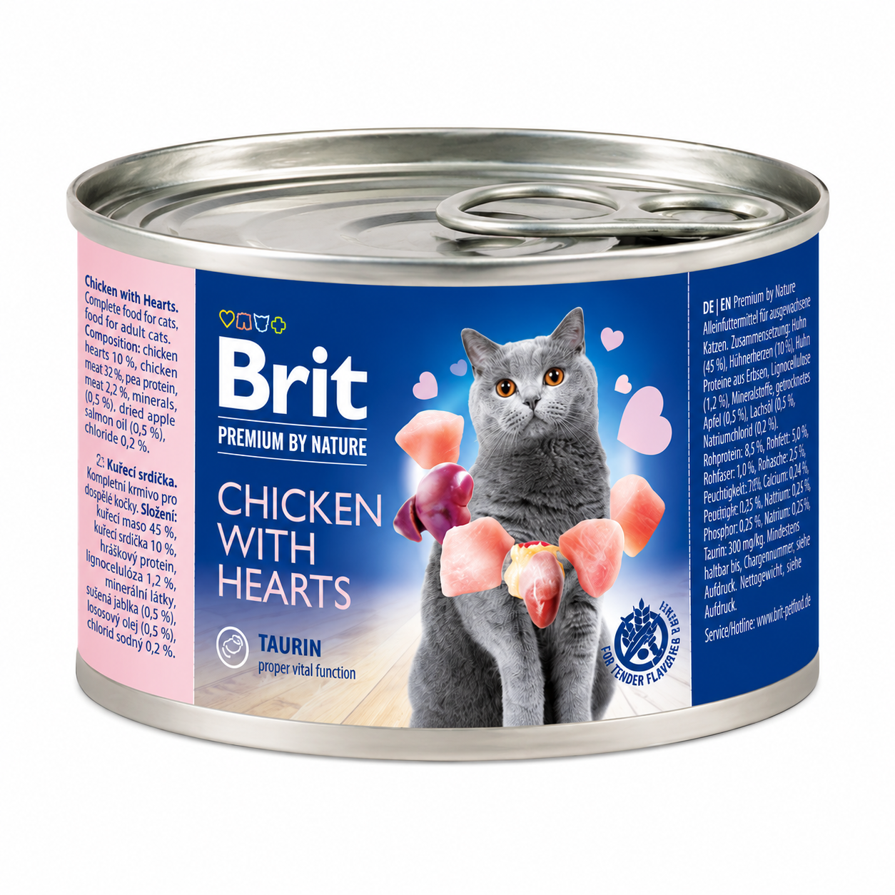 Brit Paté Premium by Nature Chicken with Hearts ( Cœurs Poulet) 200g