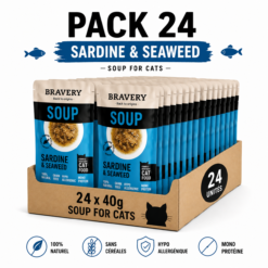 01- Pack economique Bravery Soupe pour chat - 3 saveurs aux choix