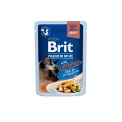 Brit Premium Cat Delicate with Chicken Fillets in Gravy for Sterilised Cats (Poulet En Sauce Pour Chat Sterilise) 85g