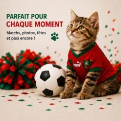 Gilet Equipe Nationale du Maroc Pour Chat ( L | XL )