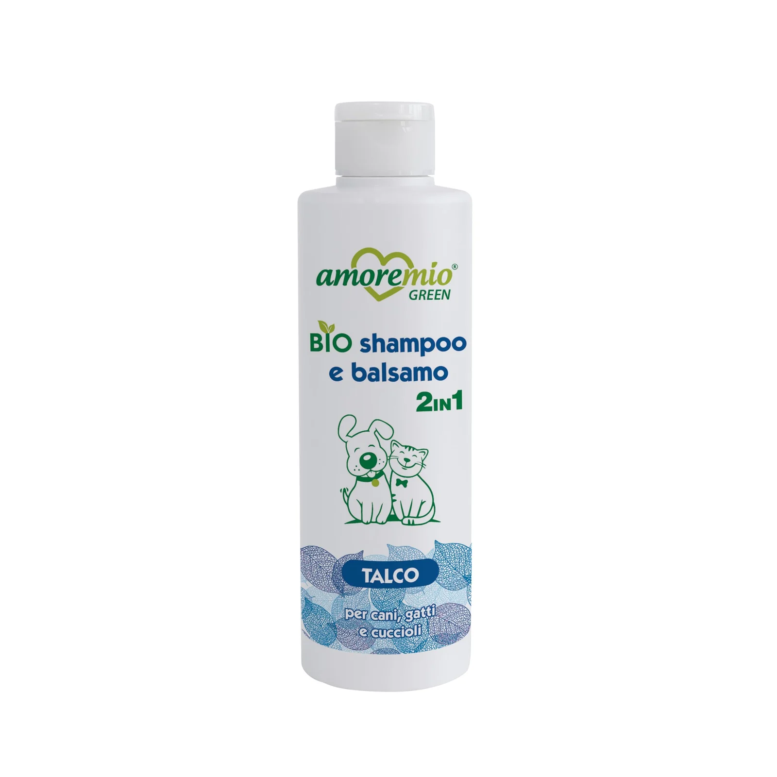 Amoremio Shampoing et Après-Shampoing 2 en 1 BIO Chat et Chien 250 ml (Tutte Le Razze | Chlorhexidine | Scudo | Talco ) – Image 2