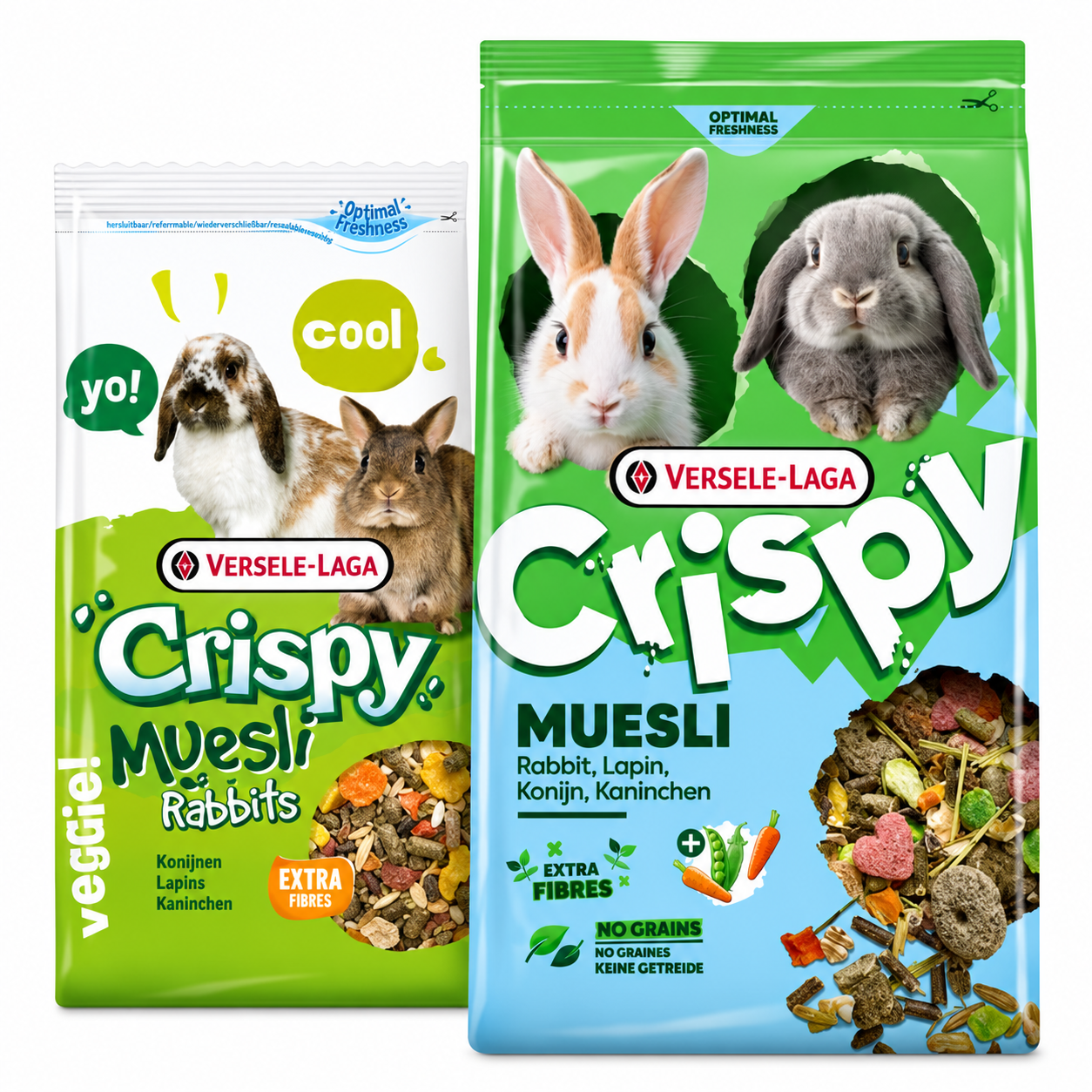 Crispy Muesli pour Lapins Mélange De Fibres 1kg
