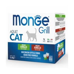 Monge Grill Cat Adult Sterilised Lapin Agneau 12x85g
