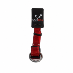 Laisse En Faux Nylon Rouge - 25mm x 1200mm - CANIJESS