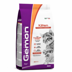 Gemon pour Chaton au Saumon et Riz 2kg