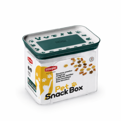 Stefanplast Boite a Friandises Pour Animaux Verte 1.2l