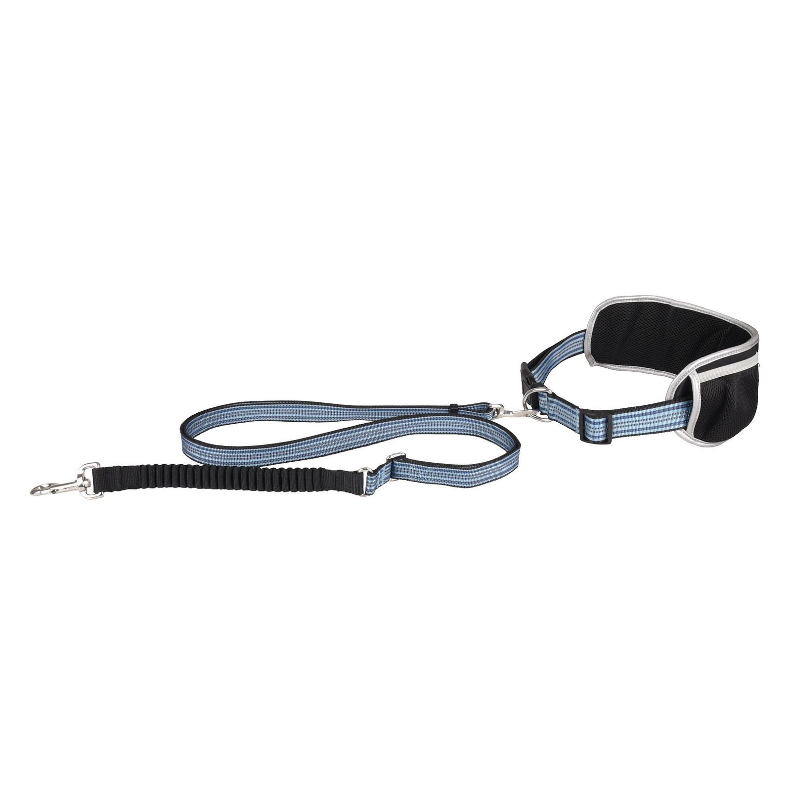 Laisse pour le jogging Flamingo avec ceinture ventrale Rono Bleu – Image 7
