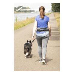 Laisse pour le jogging Flamingo avec ceinture ventrale Rono Bleu – Image 4
