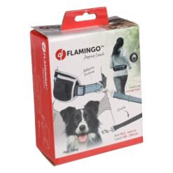 Laisse pour le jogging Flamingo avec ceinture ventrale Rono Bleu