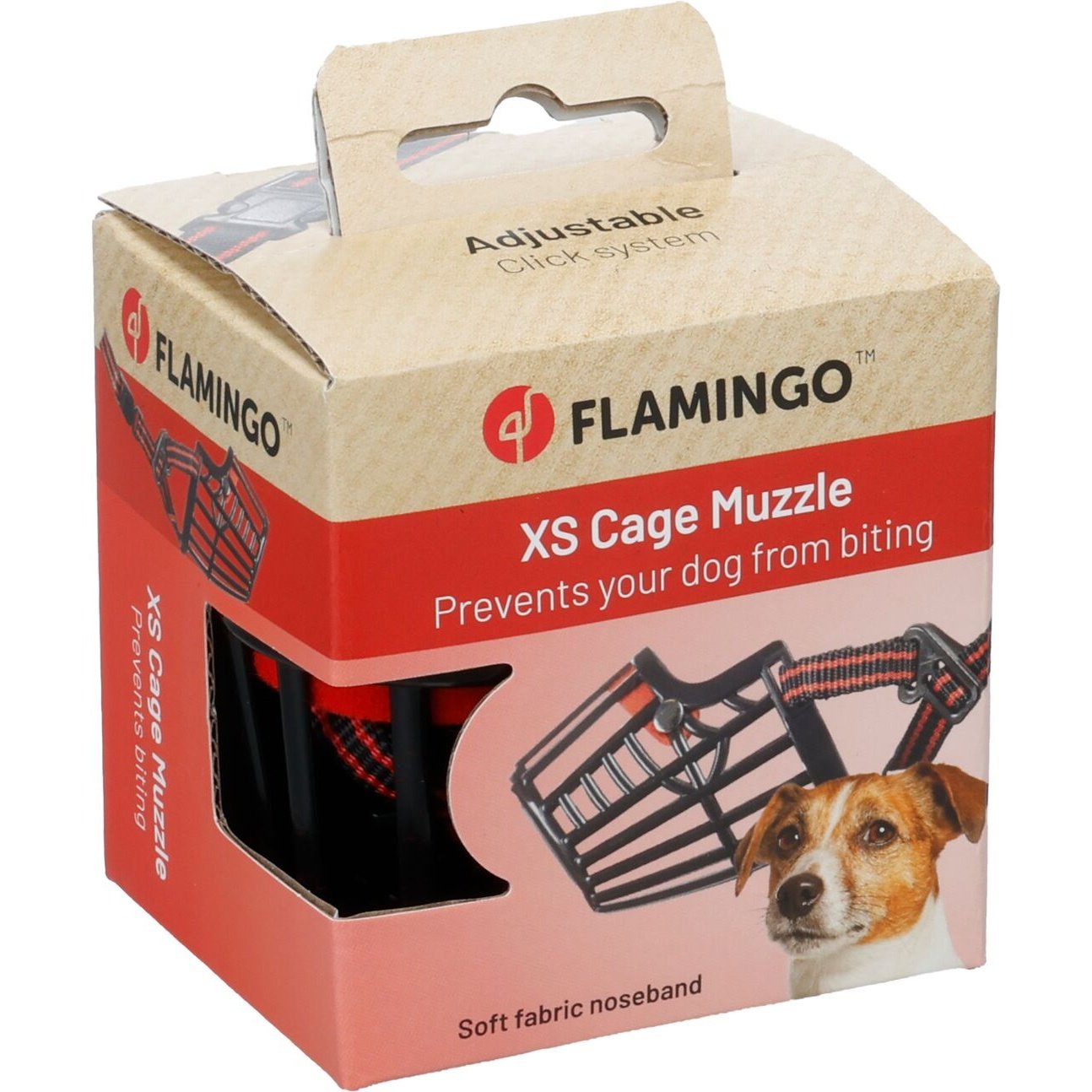 Muselière Flamingo Silas Noir pour Chien ( S | M | XL | XXL ) – Image 2