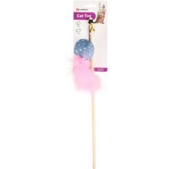 Jouet Flamingo Chat Winny Canne à pêche avec balle Bleu & Rose