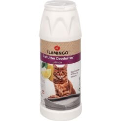 Désodorisant de litière Flamingo pour Chat avec Parfum de Citron 750g