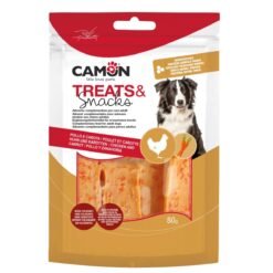 Camon Friandises Jerky de poulet et de carottes 80g