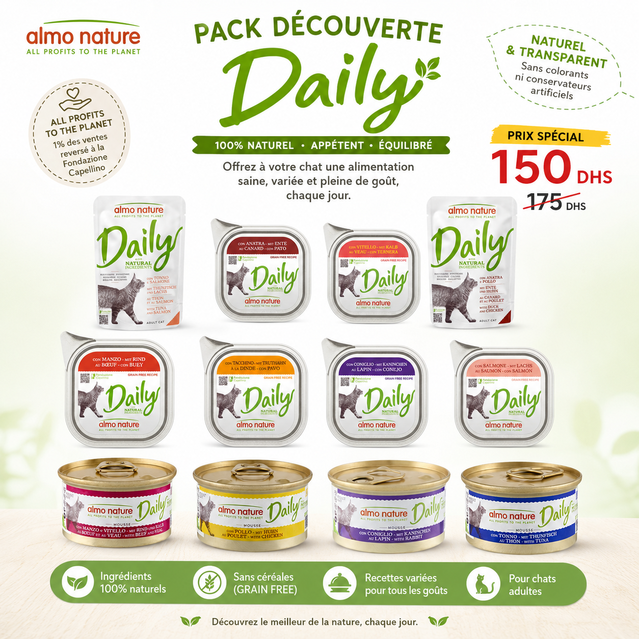 01- Pack Découverte Almo Nature pour Chat Daily | HFC | Mix – Image 3
