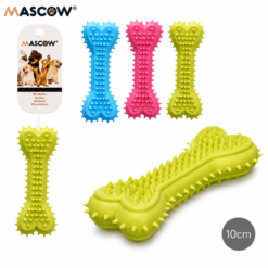 Jouet Chien Os en silicone Mascow de 10 cm