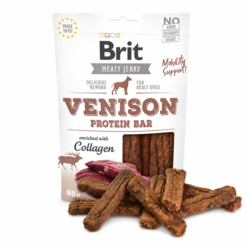 Brit Meat Jerky Snack – Venison Protein bar (80g)