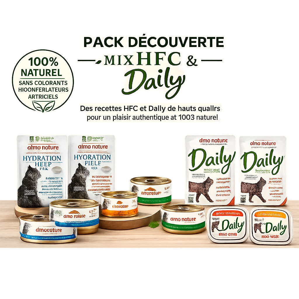 01- Pack Découverte Almo Nature pour Chat Daily | HFC | Mix