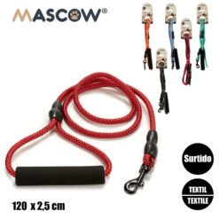 Laisse en Corde de Nylon Mascow 1,2 mètre Pour Chien de Taille Moyenne ( Plusieurs Couleurs) – Image 4