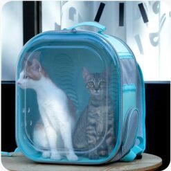 Sac de Transpost Transparent Carré Chat et petit Chien 40x28x28cm – Image 6