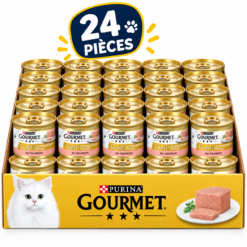 Alternative view of 01- Pack Gourmet Gold Mousse au Saumon 85g pour chat ( 12 | 24 )