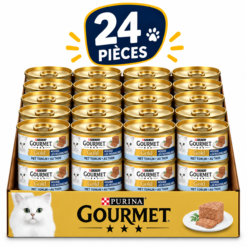 Alternative view of 01- Pack Gourmet Gold Mousse au Thon 85g pour chat ( 12 | 24 )