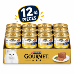 Alternative view of 01- Pack Gourmet Gold Mousse au Poulet 85g pour chat ( 12 | 24 )