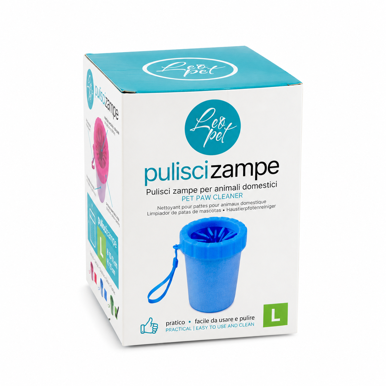 Nettoyeur de Pattes en Silicone Leopet Taille L
