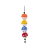 Jouet pour Oiseaux Leopet 4 Balles, Perles en Bois et Grelots