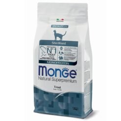 Monge Croquettes Chat Adult Sterilisé Truite 1.5kg