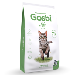 Gosbi Life Aliment Sec pour Chat adult stérilisé Saumon 12 Kg
